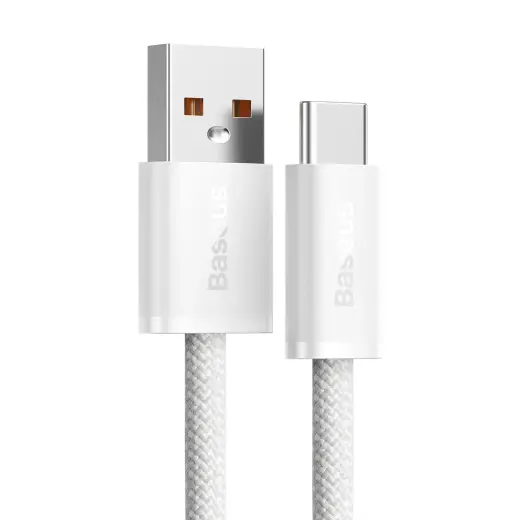 Baseus Dynamic Series data transfer and charging cable | USB-A to USB-C | 100W | 2m | white