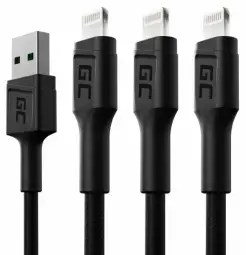 Green Cell GC Ray datu pārraides un uzlādes vads | USB-A uz Lightning | 1.2m (3 gb)