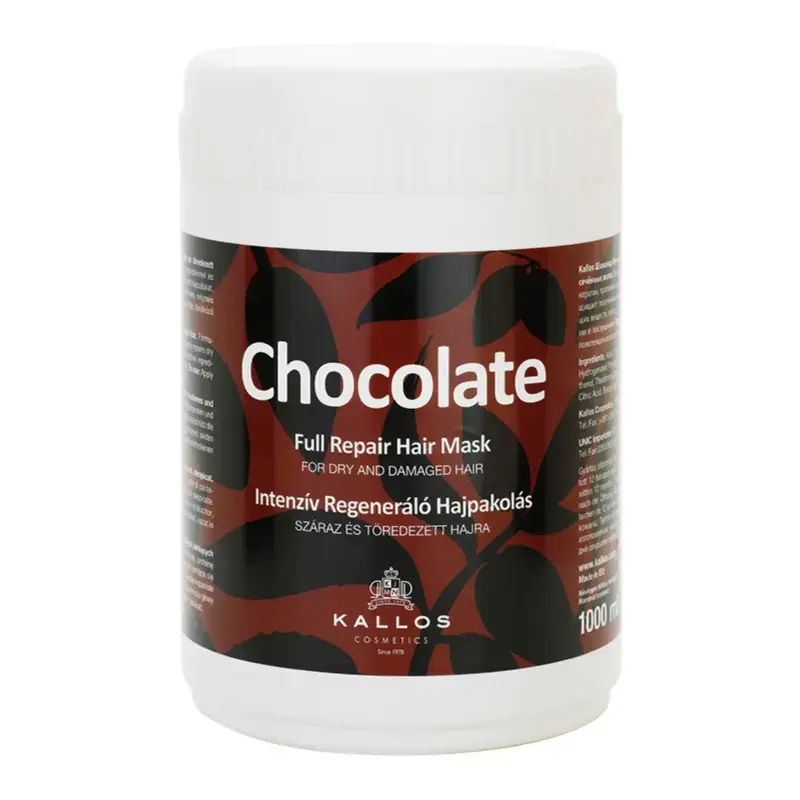 Kallos Chocolate Complete Repair Hair Mask - 1000ml.