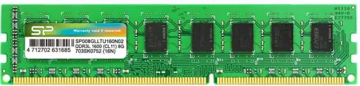SILICON POWER DIMM DDR3L 8GB 1600MHz 11CL 1.35V SINGLE