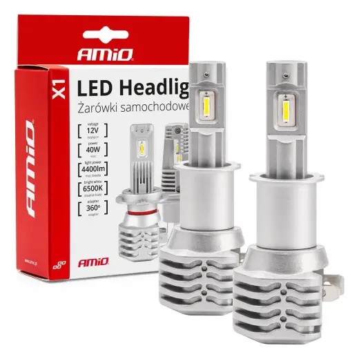 LED Headlights X1 Series H3 AMiO-02964