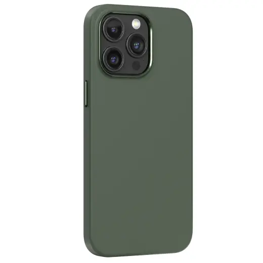 Comma Nature Mag telefoni ümbris MagSafe toega iPhone 15 Plus roheline