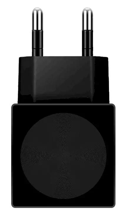 Tel11xUSB Charge 2A Tīkla Lādētājs + Type-C Kabelis 1m Melns