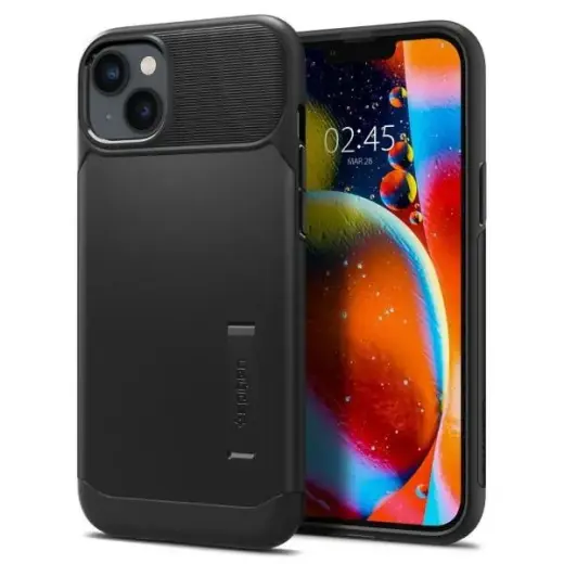 Spigen Slim Armor чехол для телефона iPhone 14 чёрный