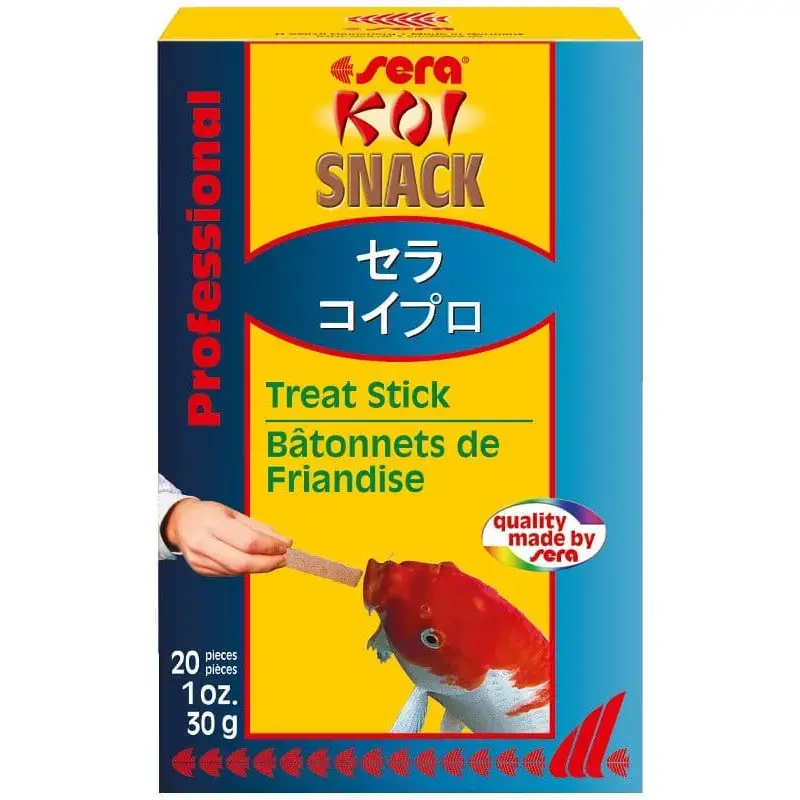 Papildbarība:gardums dīķu karpām : Sera KOI Snack 20pcs (25g)