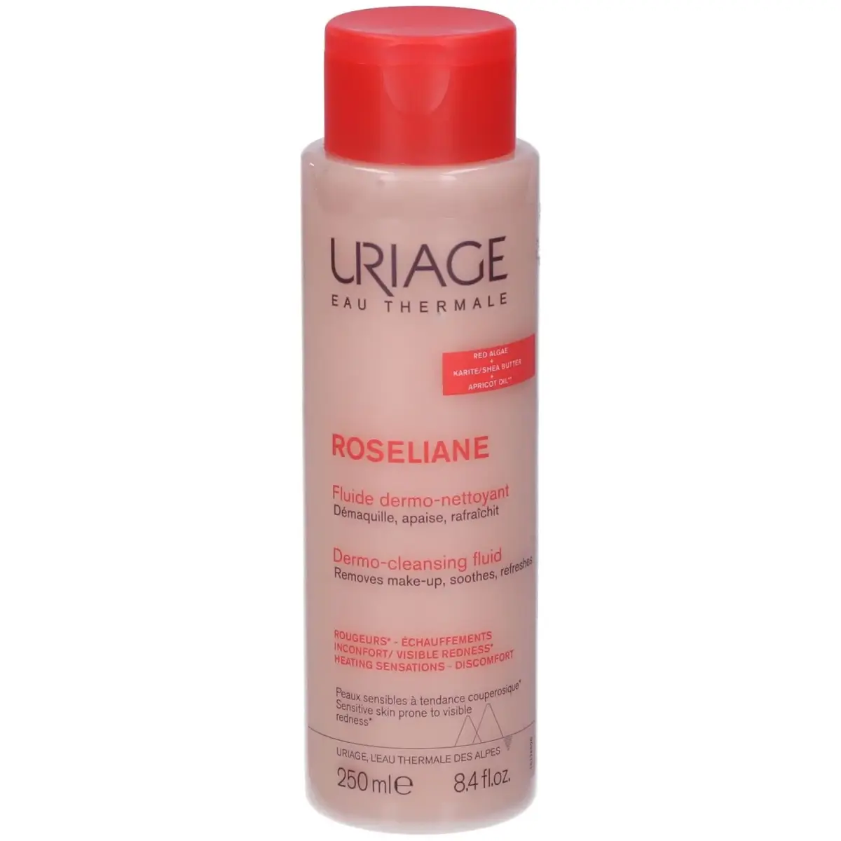 Uriage Roseliane Dermo Cleansing Fluid Sensitive Skin to Redness 250ml