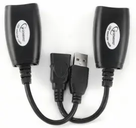 Kabelis Gembird USB Male - USB Female 30m Black