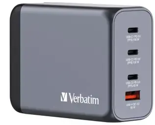 Verbatim Wall Charger tīkla lādētājs | 200W | pelēks
