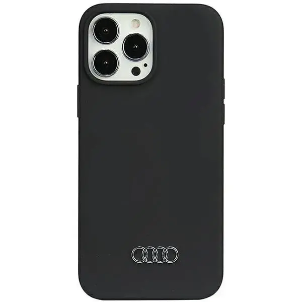 Audi Silicone Case iPhone 13 Pro Max 6.7" black|black hardcase AU-LSRIP13PM-Q3|D1-BK