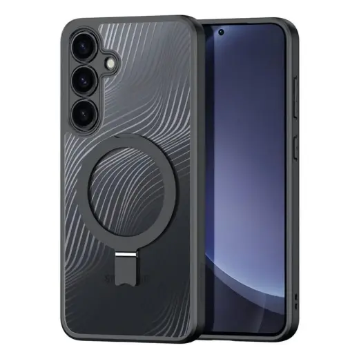 Dux Ducis Aimo Mag telefono dėklas su MagSafe palaikymu Samsung Galaxy S25+ (S936) juodas