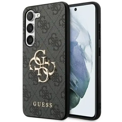 Guess GUHCS23M4GMGGR S23+ S916grey hardcase 4G Big Metal Logo
