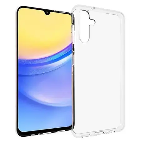 Fusion Ultra Back Case 1 mm Izturīgs Silikona Aizsargapvalks Priekš Samsung A176 Galaxy A17 Caurspīdīgs