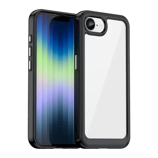 Outer Space phone case for iPhone 16e black
