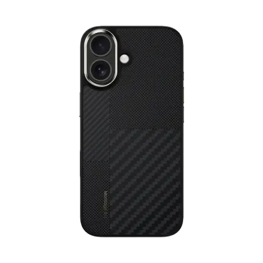 Benks Montage Magnetic Armor Pro Kevlar Case Metal Frame 600D+1500D (MA67) for Iphone 17 black (Camera Control Button)