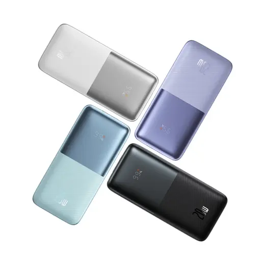 Baseus Bipow Pro powerbank 10000mAh 20W + 3A USB cable 0.3m purple (PPBD040105)