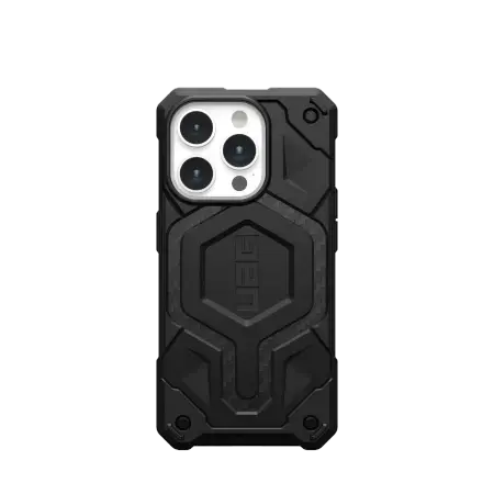UAG Monarch Pro - protective case for iPhone 15 Pro, compatible with MagSafe (carbon fiber)