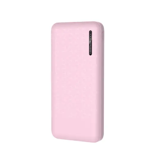 HAVIT power bank 10000mAh PB63 microUSB USB USB-C różowy