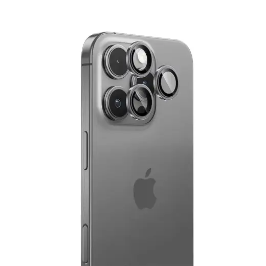 Benks Tempered glass Glass Warrior Lens Protector on camera for Iphone 16 Pro|16 Pro Max (lens 3 pieces) silver