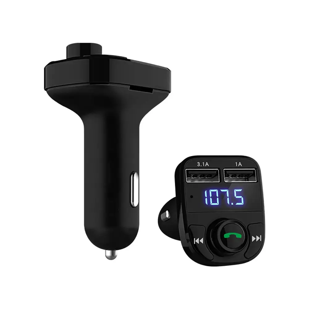 Forever TR-330 bluetooth 4.0 FM transmitter ar uzlādes ligzdām USB 12 | 24V | 3.1A + 1A melns