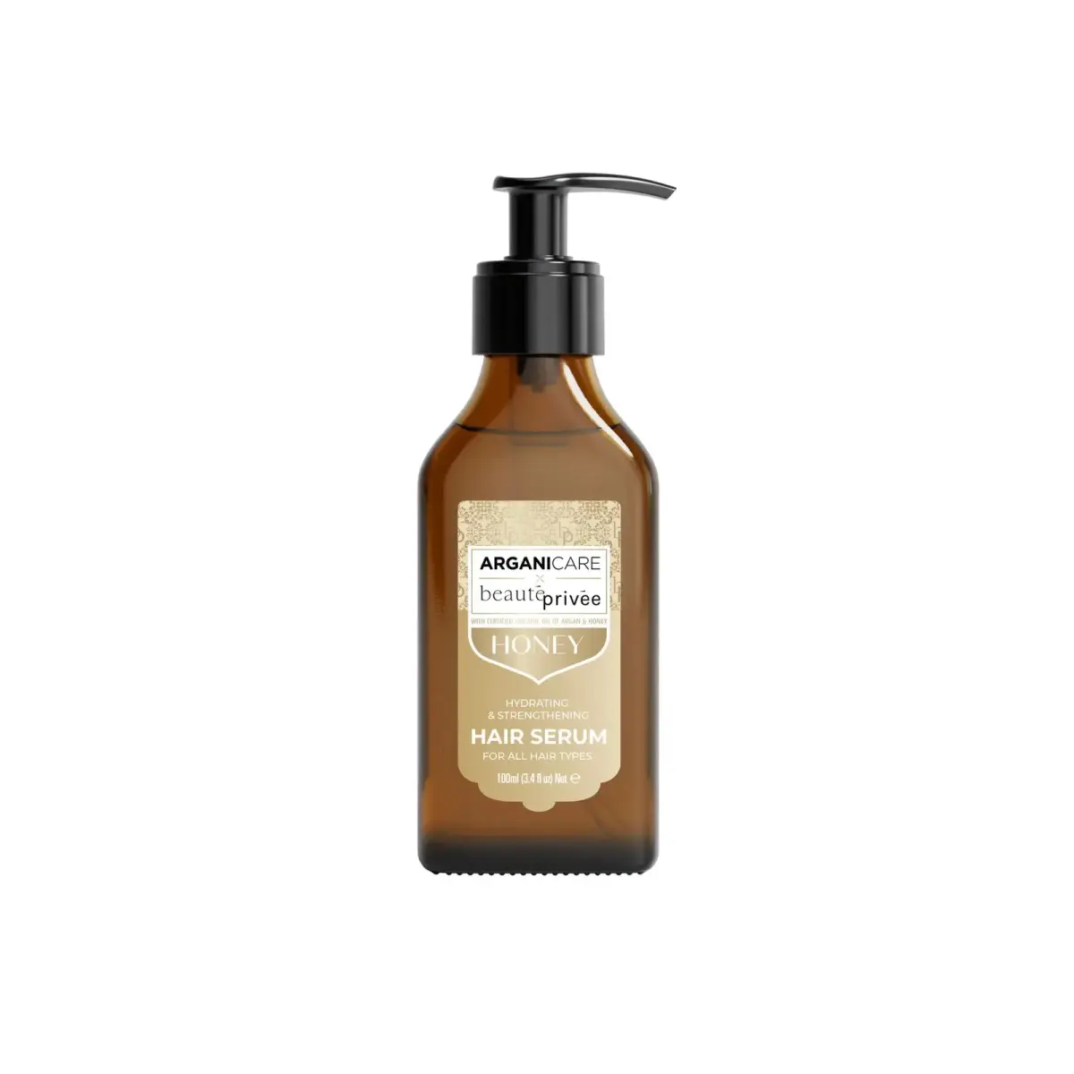Arganicare, Honey, Hair Serum, Hydrating & Strengthening, 100 ml