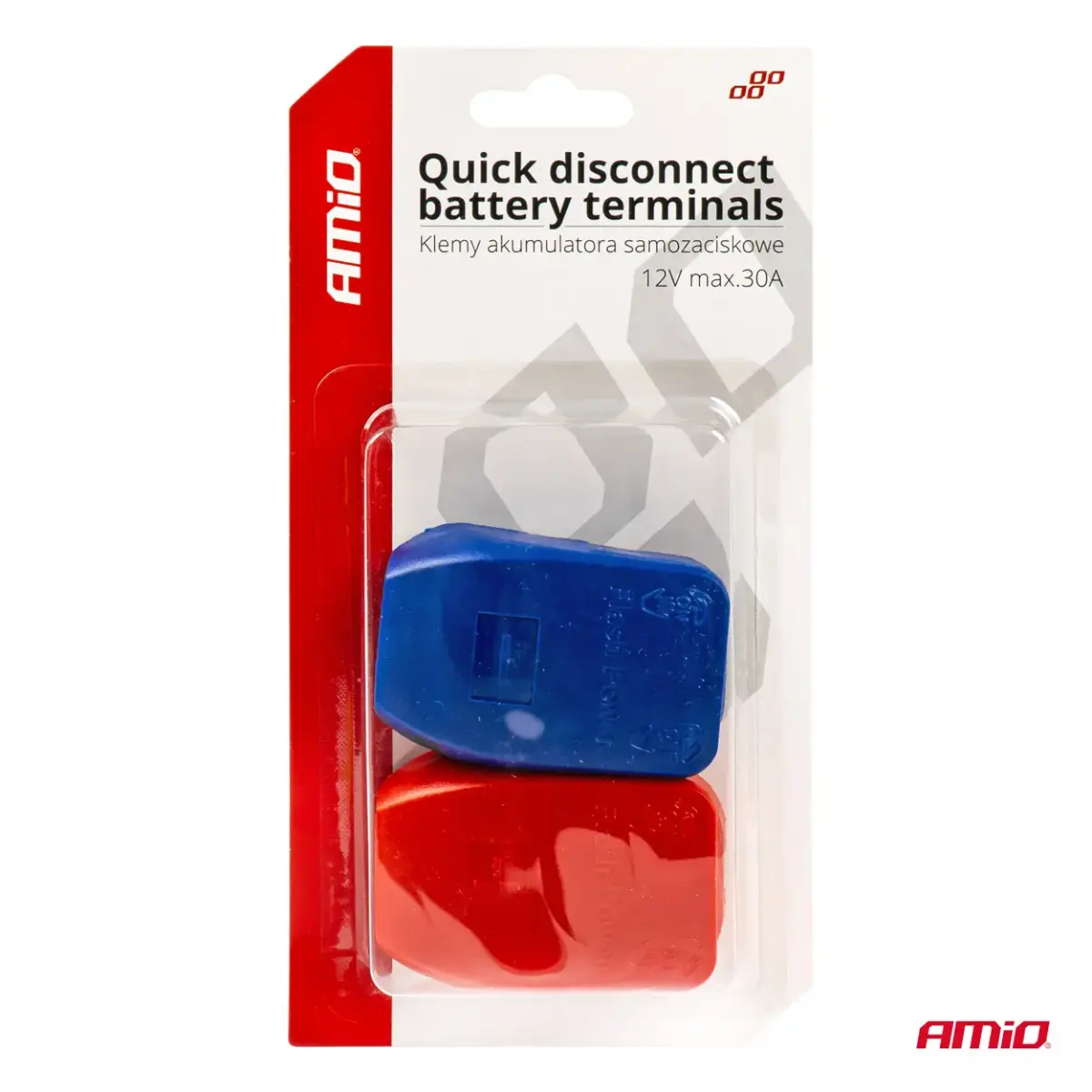 Quick disconnect battery terminals 12V max.30A