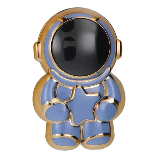Phone stand ASTRONAUT - stick-on - blue