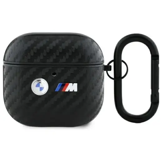 BMW BMA4WMPUCA2 AirPods 4 cover           czarny|black Carbon Double Metal Logo