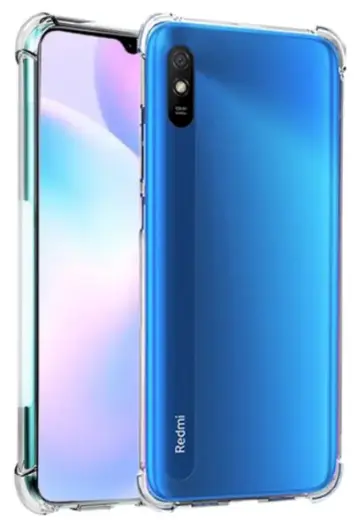 Fusion Anti Shock 0.5 mm Silicone Case For Xiaomi Redmi 9A Transparent