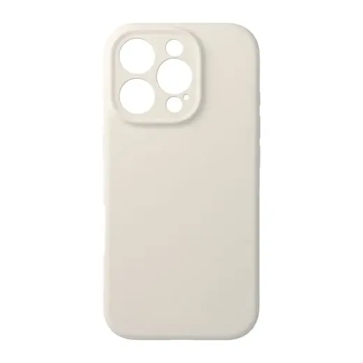 Forcell F-Protect Rubber Premium telefoni ümbris MagSafe toega iPhone 16 Pro valge