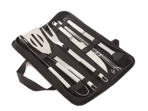 10-osaline grilltarvikute komplekt