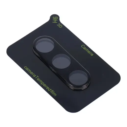 5D Full Glue Camera Tempered Glass - for Samsung Galaxy S23 Black