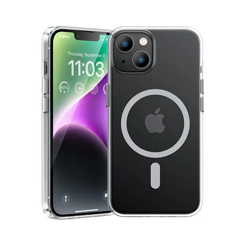 Benks Magnetic Crystal maciņš telefonam iPhone 15 Plus caurspīdīgs