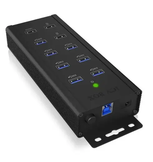 Hub  7-Port IcyBox USB 3.0 IB-HUB1703-QC3 inkl. 3 Ladeports