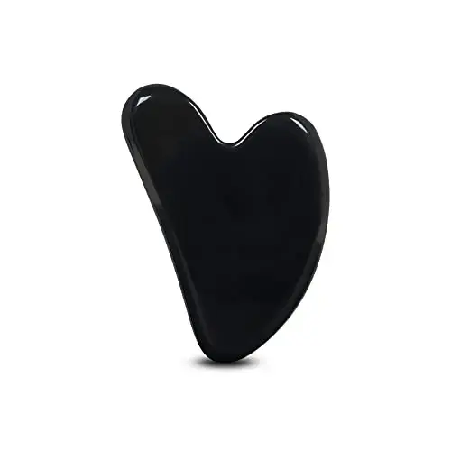Plum Beauty Obsidian Gua Sha Stone