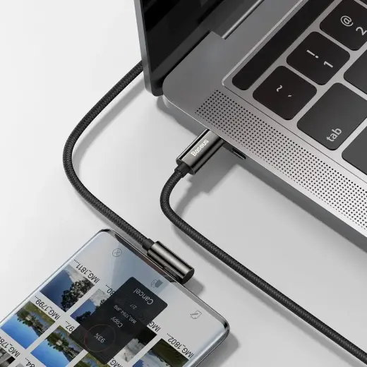 Baseus Legend Series Elbow Fast Charging USB Type C - USB Type C 100W 5A 1m black (CATCS-01)