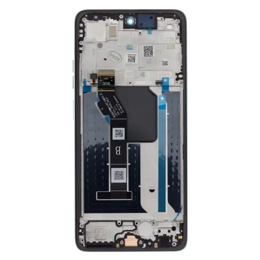 Motorola G56 LCD Display + Touch Unit + Front Cover Gray Mist (Service Pack)