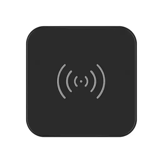Wireless Induction Charger QI Universal Fast Charge - T-511 Square BLACK (min. 2A)