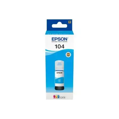Epson Ink 104 EcoTank Cyan (C13T00P240)