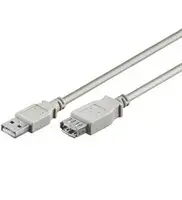 Goobay 68624 data transfer and charging cable | USB-A to USB-A | 0.6m | white