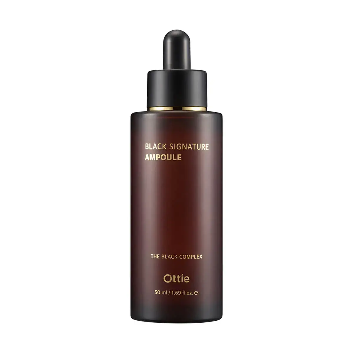 Ottie, Black Line, Snail Mucin, Hydrating & Regenerating, Day & Night, Serum, For Face, 50 ml