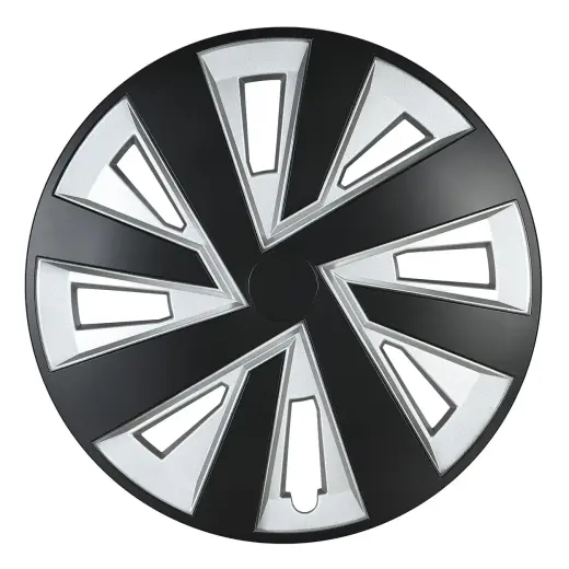 Hubcap  PLUTON 16" black&silver