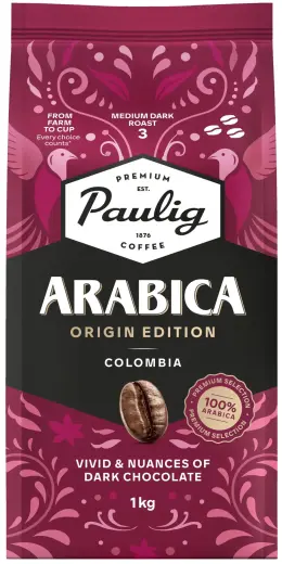 Coffee beans PAULIG Arabica Origin Edition Colombia 1kg