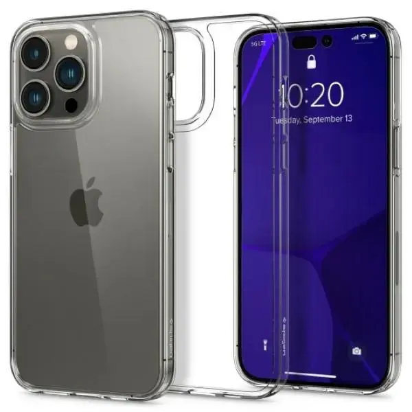 Spigen Air Skin Hybrid Case for iPhone 14 Pro Max Crystal Clear