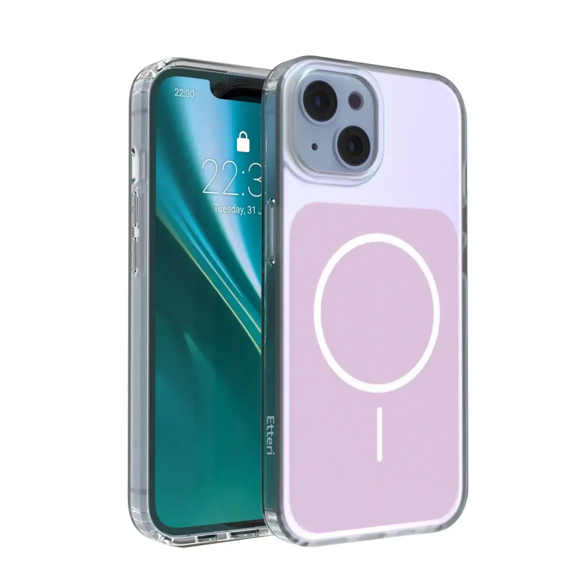Etteri Hidden Pearl Epoxy Mag maciņš telefonam iPhone 14 rozā