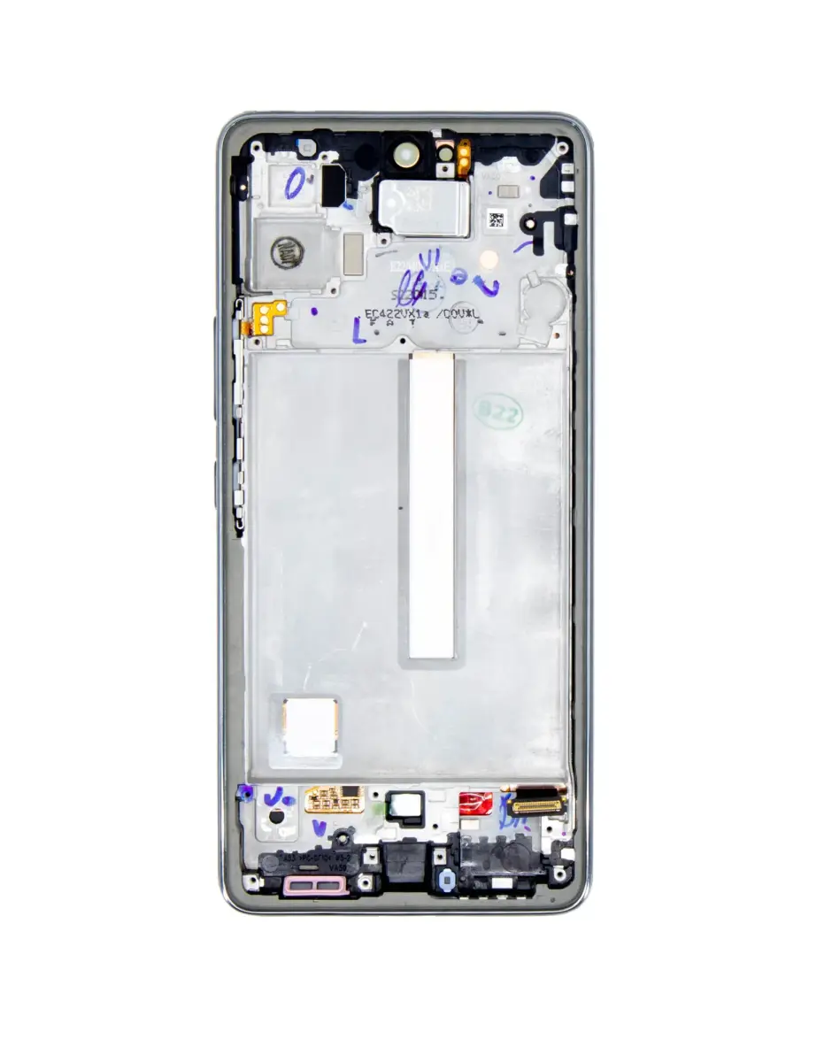 LCD display + Touch Unit + Front Cover Samsung A536B Galaxy A53 5G Awesome Black (Service Pack)