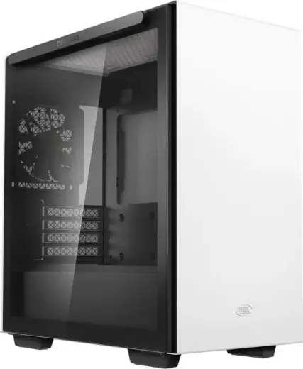 Deepcool MACUBE 110 WH White  ATX  4  USB3.0x2; Audiox1  ABS+SPCC+Tempered Glass  1 times 120mm DC fan
