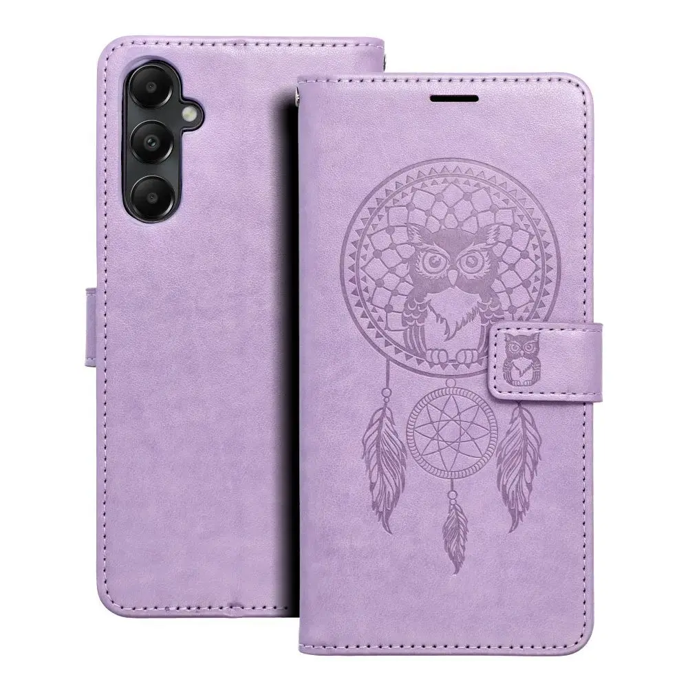 MEZZO dreamcatcher grāmatveida maciņš telefonam Samsung Galaxy A05s (A057) violets