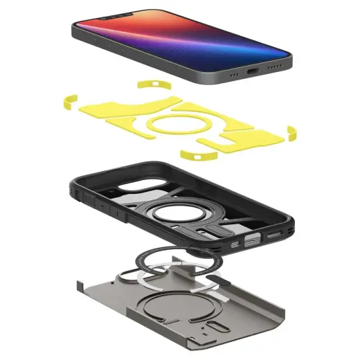 Spigen Tough Armor чехол для телефона для iPhone SE 4 серый