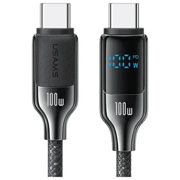 USAMS HX Series SJ742USB02 data transfer and charging cable | USB-C to USB-C | 100W | 1.2m