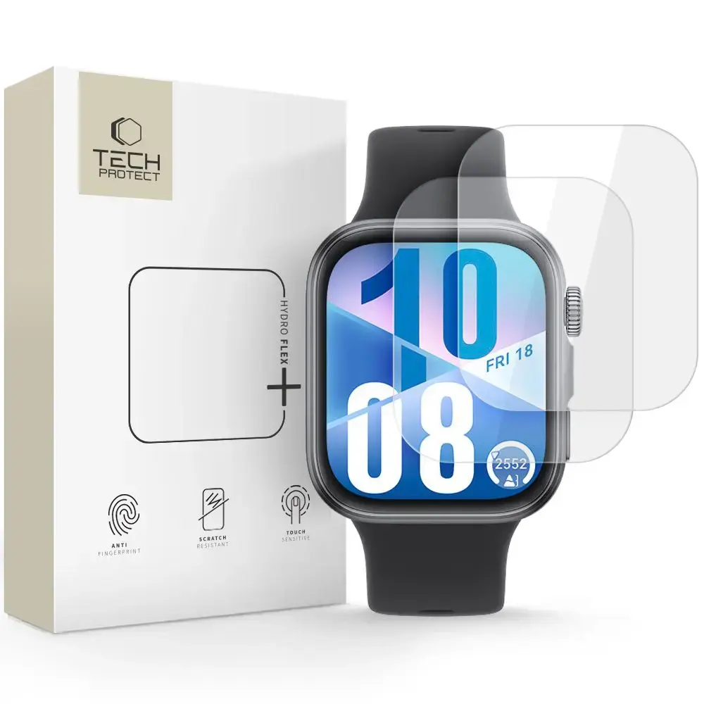 FOLIA HYDROŻELOWA TECH-PROTECT HYDRO FLEX+ 2-PACK HUAWEI WATCH FIT 3 | 4 CLEAR